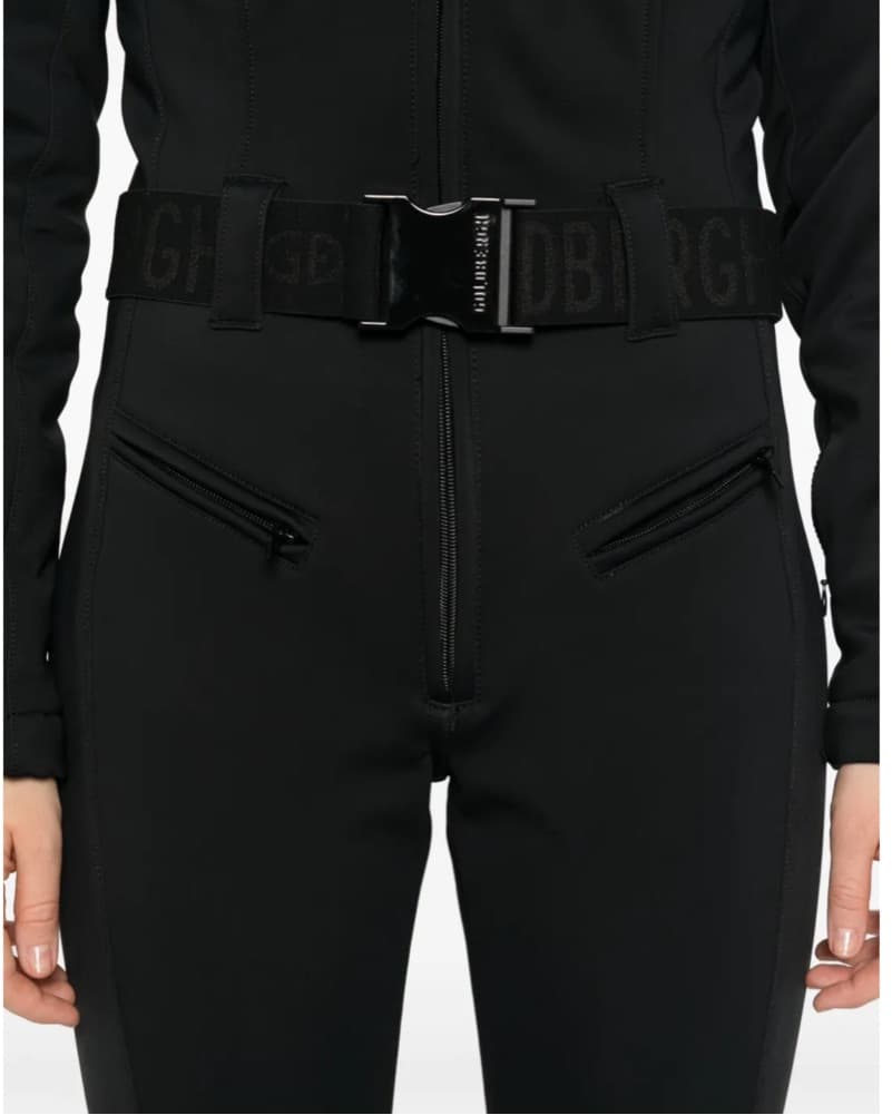 All-Black Ski Chic Jumpsuit - Image 2