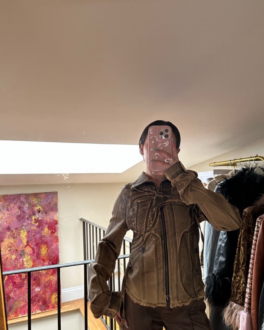 Ottolinger Fitted Denim Jacket - Image 3