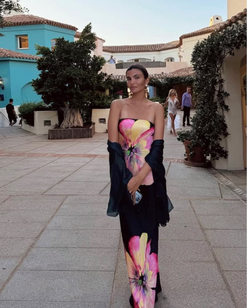 Floral Long Dress - Image 1
