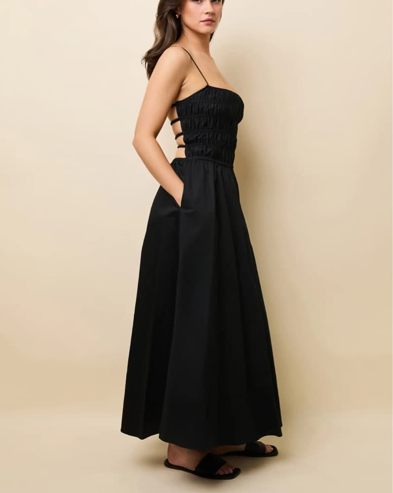 The Delta Maxi Dress in Blackout - Image 1