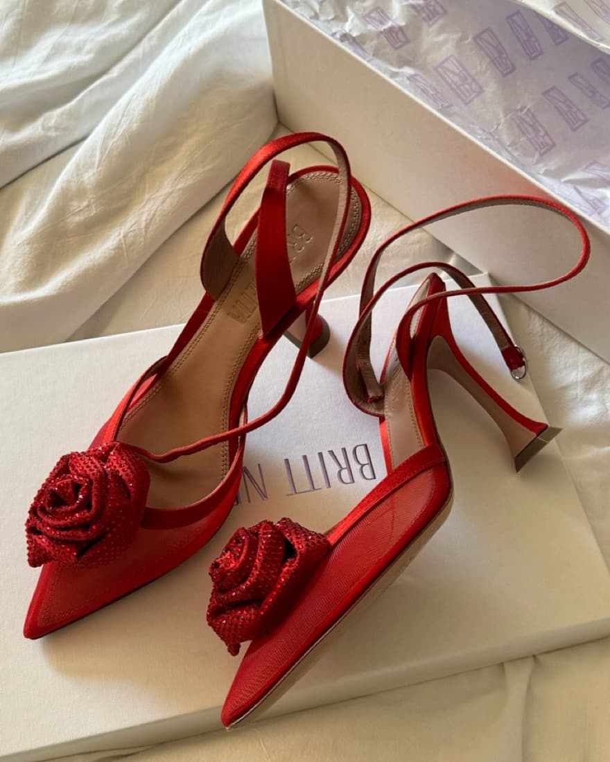 Britt Netta Coco Ankle Strap Heel - Image 4