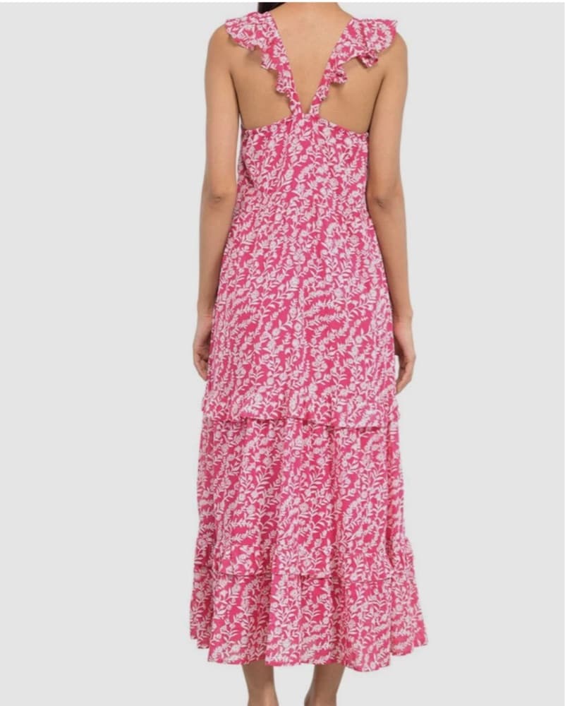 Banjanan Pink Penelope Tiered Dress - Image 2