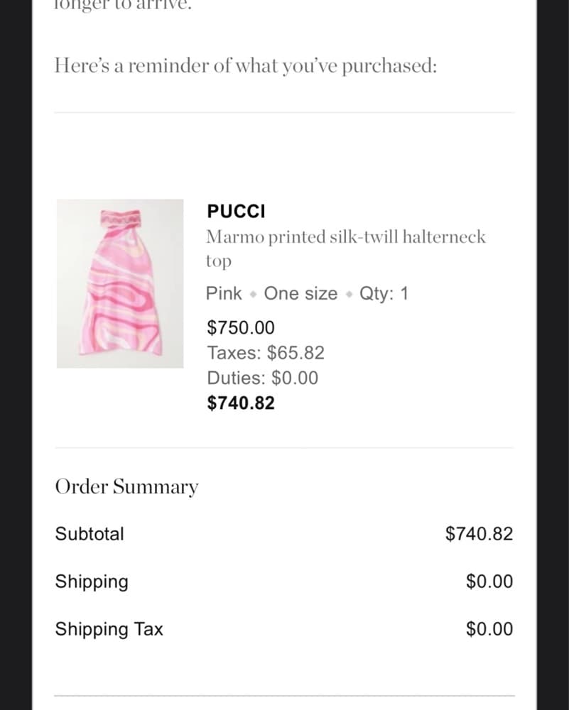 Pucci Halter Tie Top Silk Authentic  - Image 2