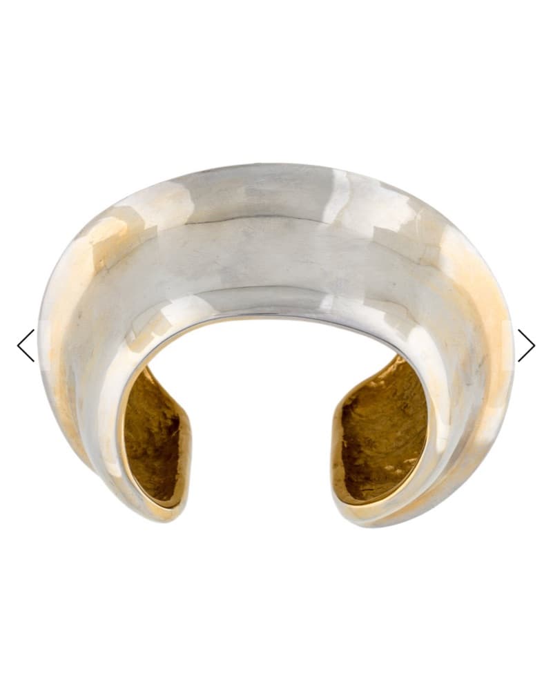Oscar de la renta Silver Tone Cuff - Image 5