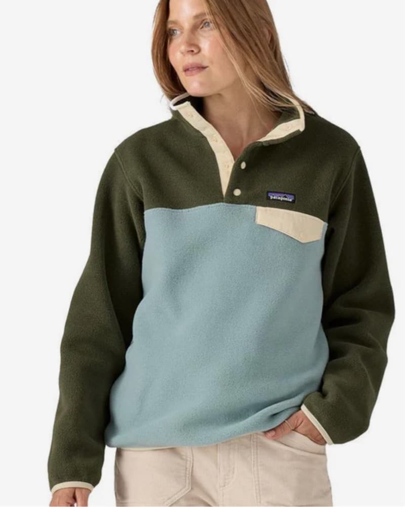 Cozy Colorblock Fleece Pullover - Image 1