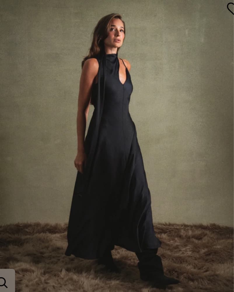 We Wore What Wrap Neck Slip Dress - Image 1
