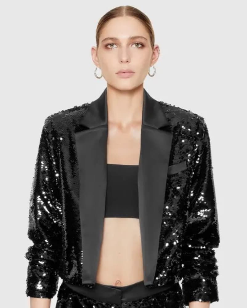  Sequined Blazer Jacket - Image 1