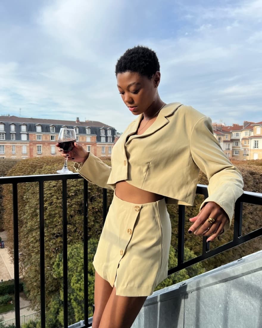 Cropped Blazer and Skort  - Image 2