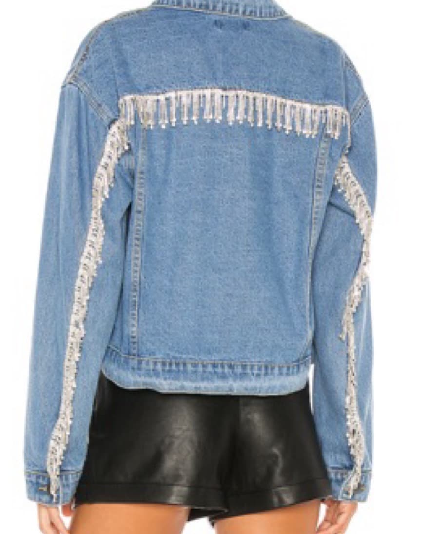 Sparkle Denim Cowboy Jacket   - Image 4