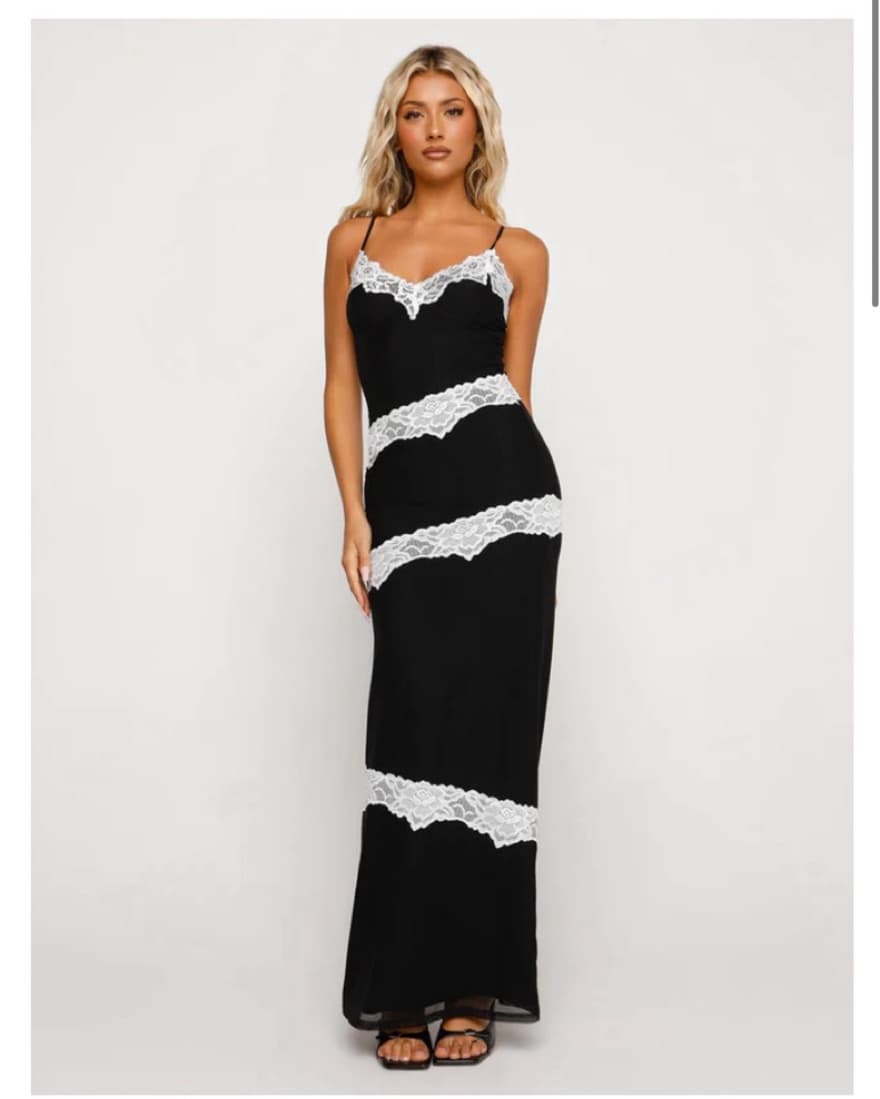 Black And White Tiger Mist Nova Dress - Image 1
