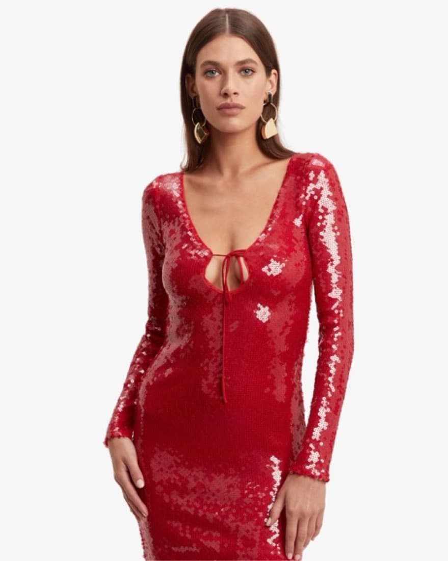 Bardot Verona Sequin Maxi Dress - Image 4