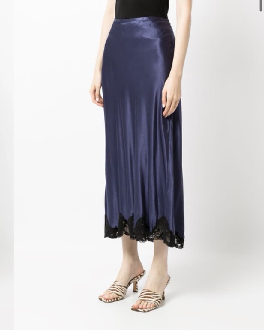 Rixo Silk Maxi Skirt - Image 2