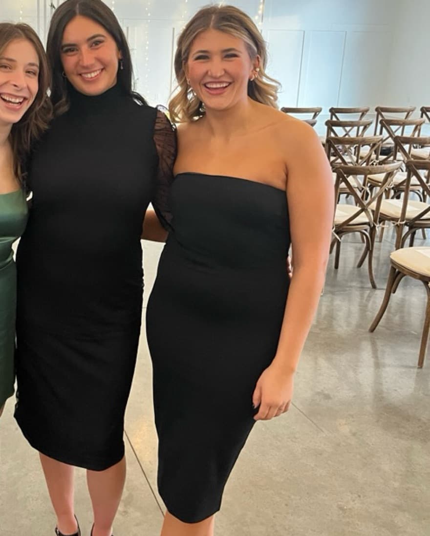 Superdown Black Cocktail Dress - Image 4