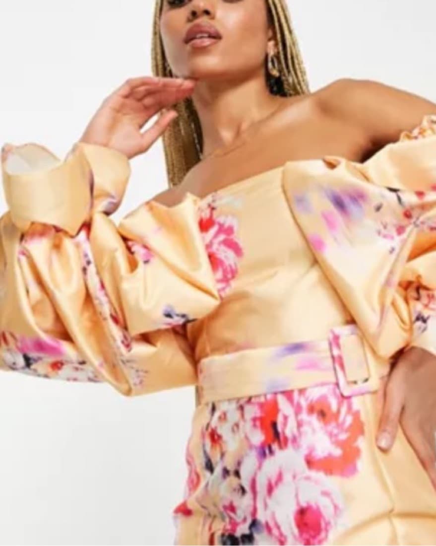 ASOS Luxe Floral Dress  - Image 3