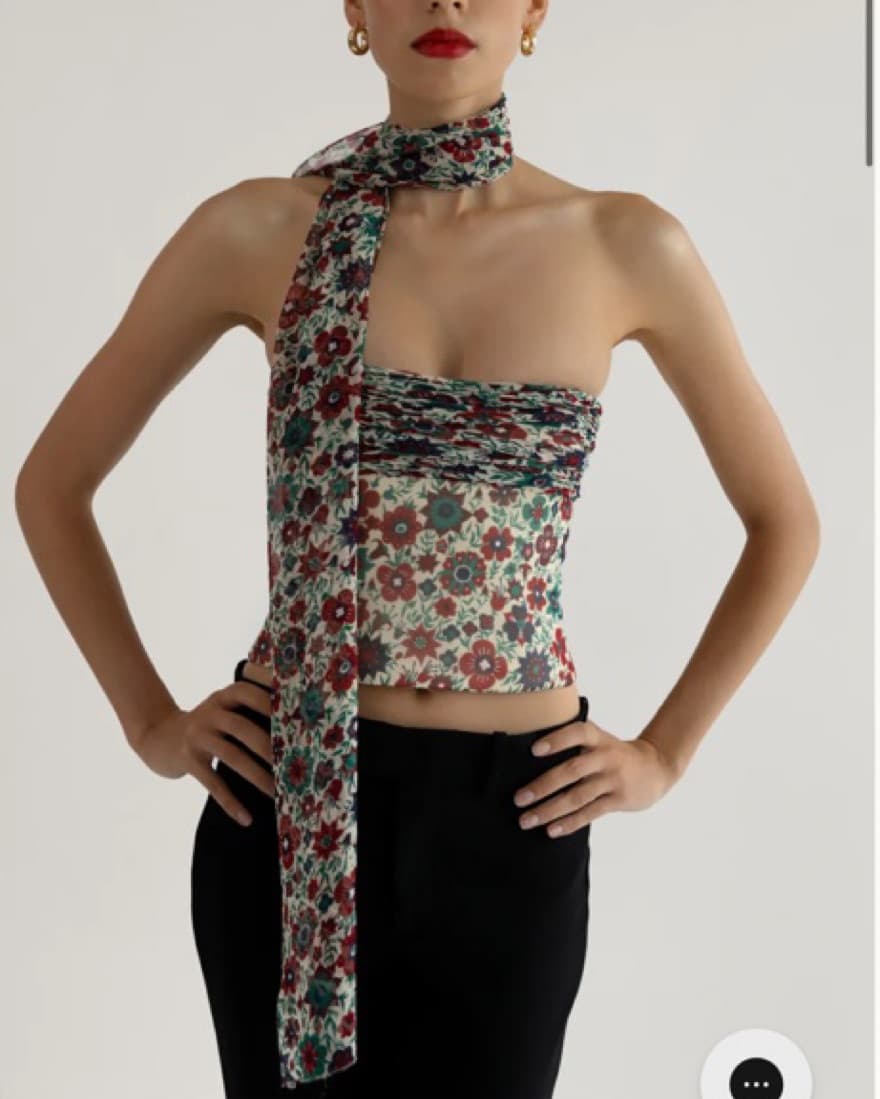 Orseund Iris chiffon bustier - Image 1