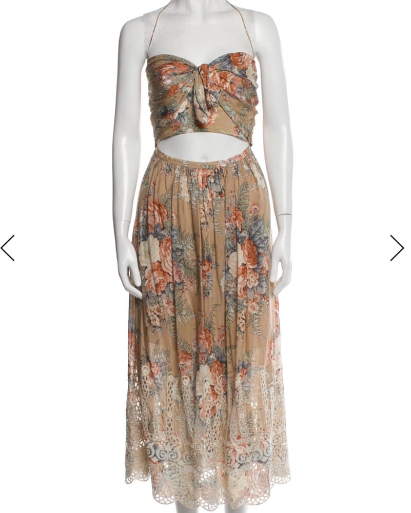 Zimmermann Long Floral Dress - Image 1