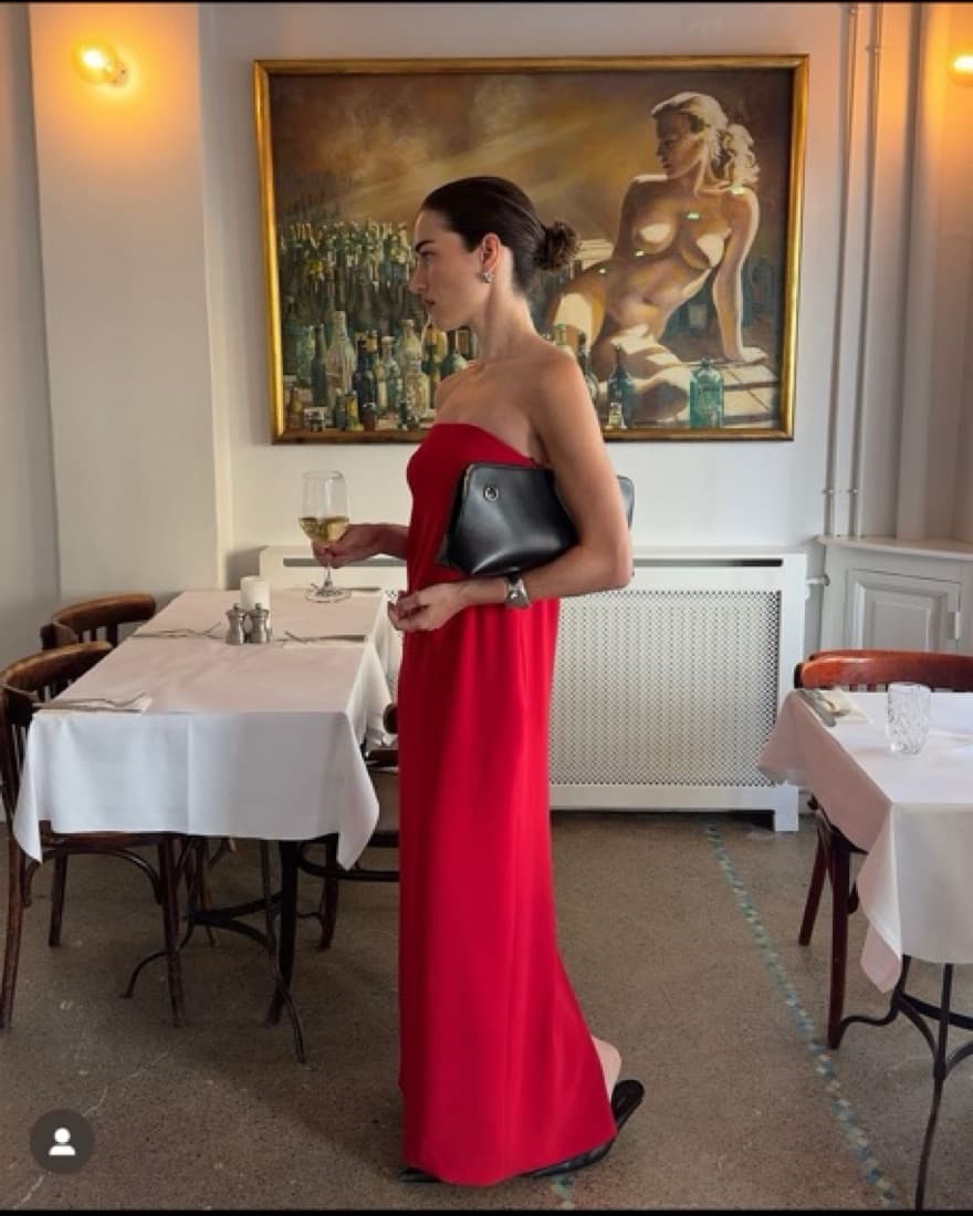 Sophie et Voila Crepe Maxi Dress - Image 1