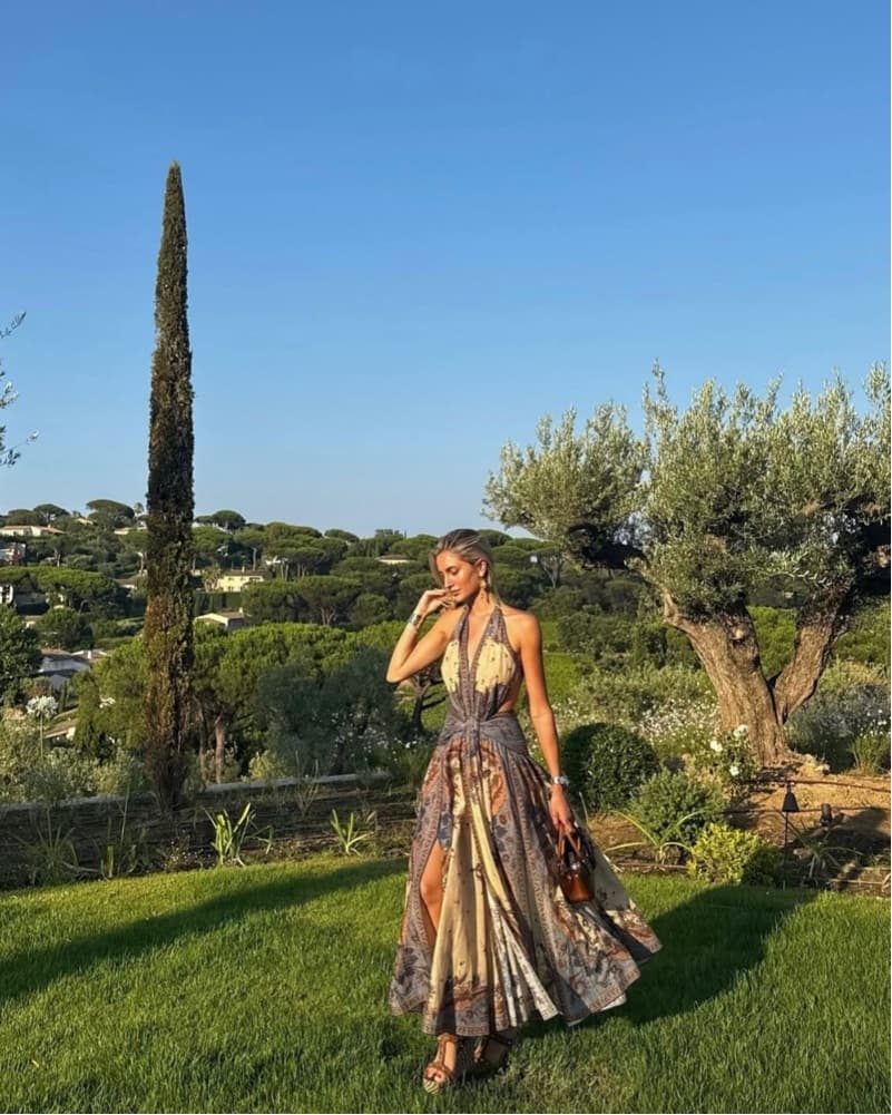 Zimmerman Plunge Halter Maxi Dress - Image 2