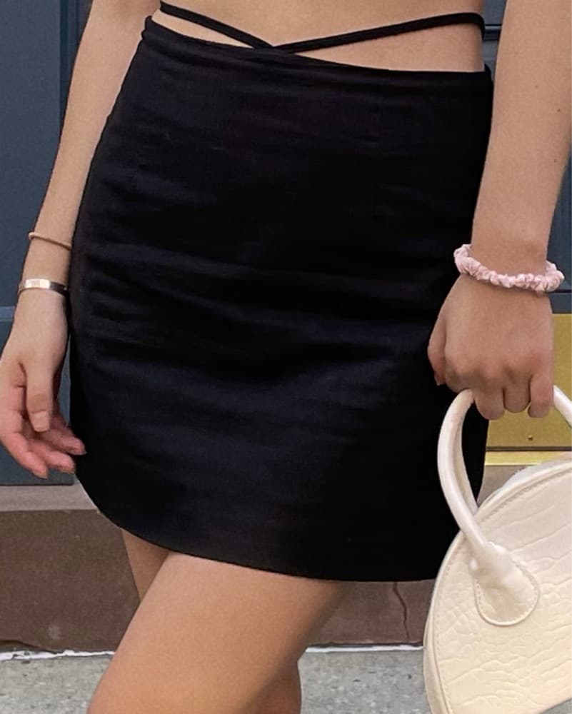 Mini Skirt Beginning Boutique Black - Image 4
