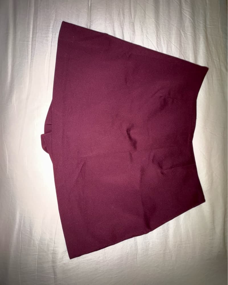 Burgundy Skirt - Image 3