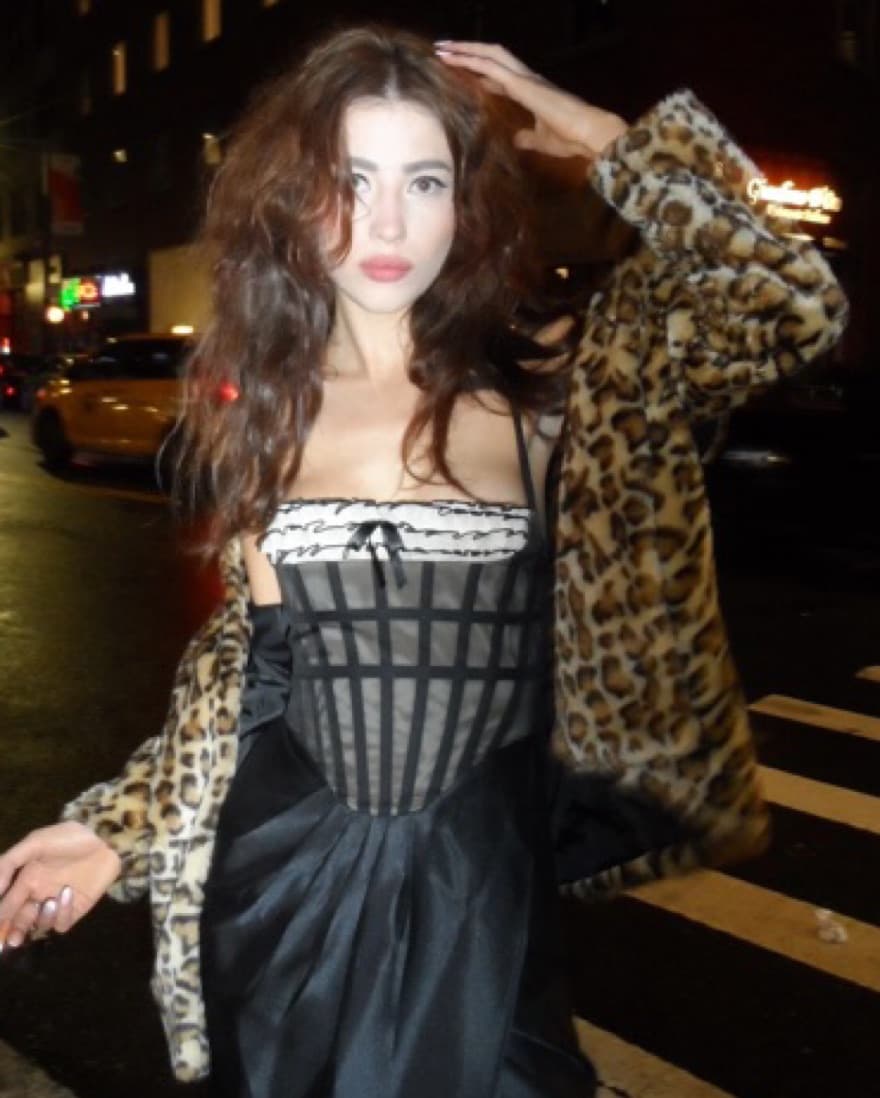 Lace Up Black Victorian Corset Dress - Image 2