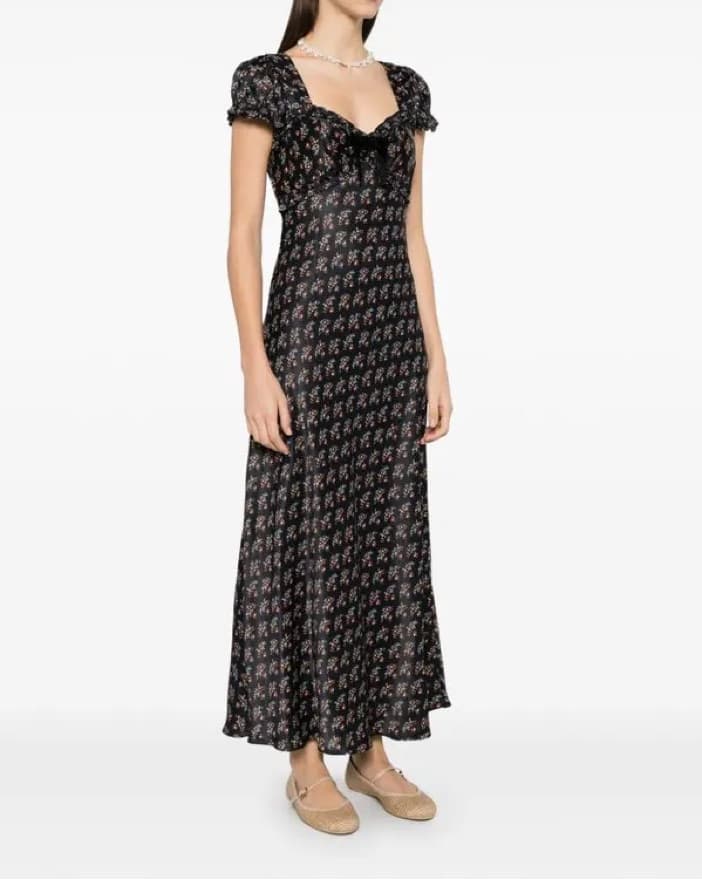 Doen Marybell Dress In Delphinium Floral - Image 5