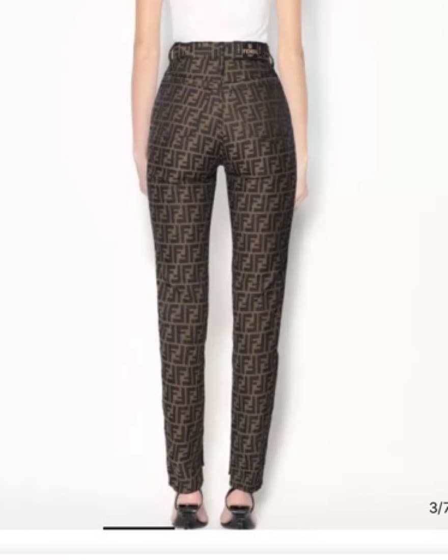 Fendi Print Logo Pants - Image 3