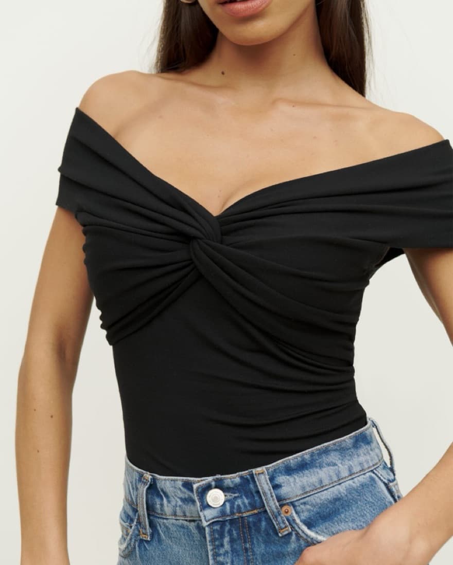 REFORMATION Ezlynn Knit Top - Image 1