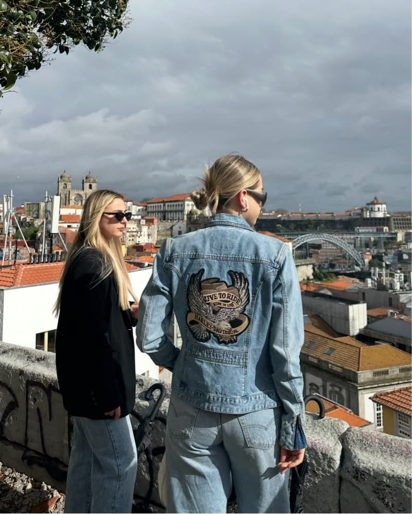 Vintage Harley Davidson Denim Jacket - Image 2