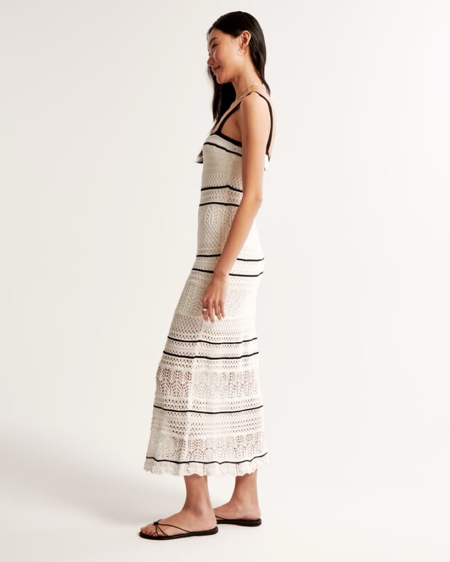 Crochet Maxi Dress - Image 5