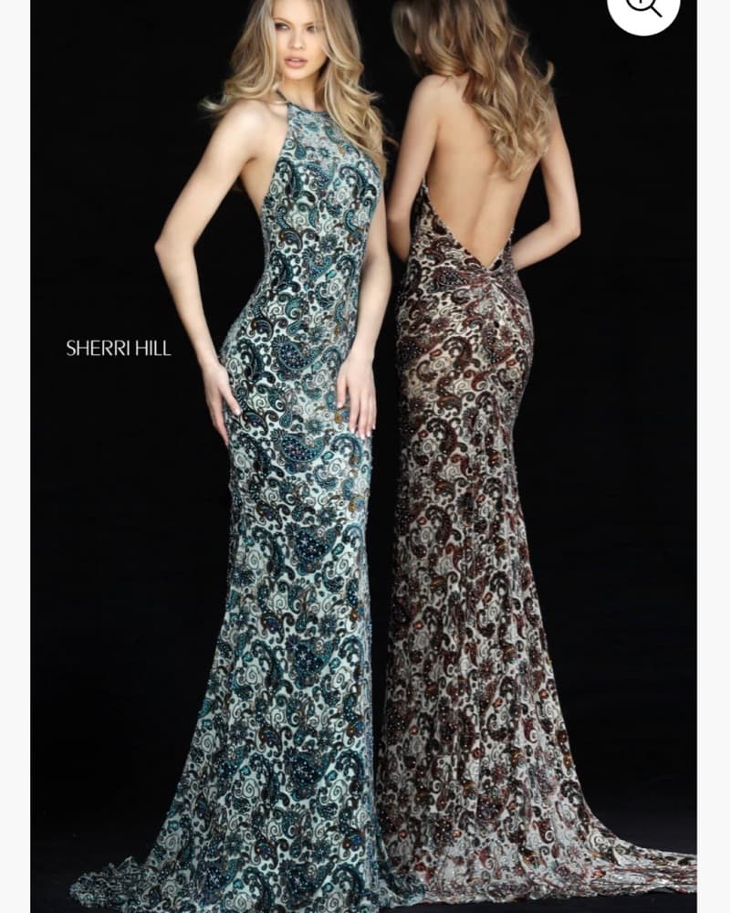 Sherri Hill Beaded Dress/Gown - Image 6