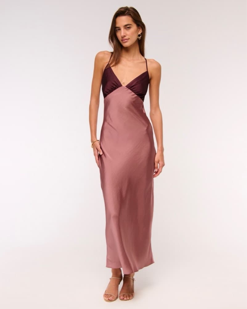 Slip Tie-back Maxi Dress - Image 1