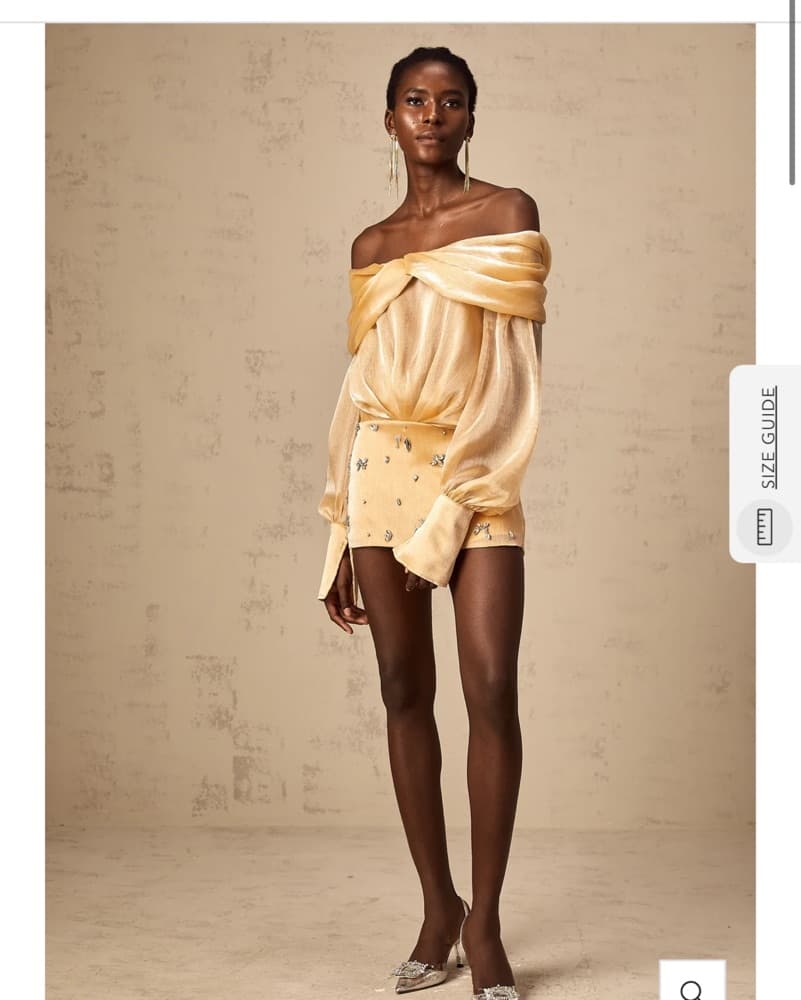 Gold Miss Rosier Dress - Image 2