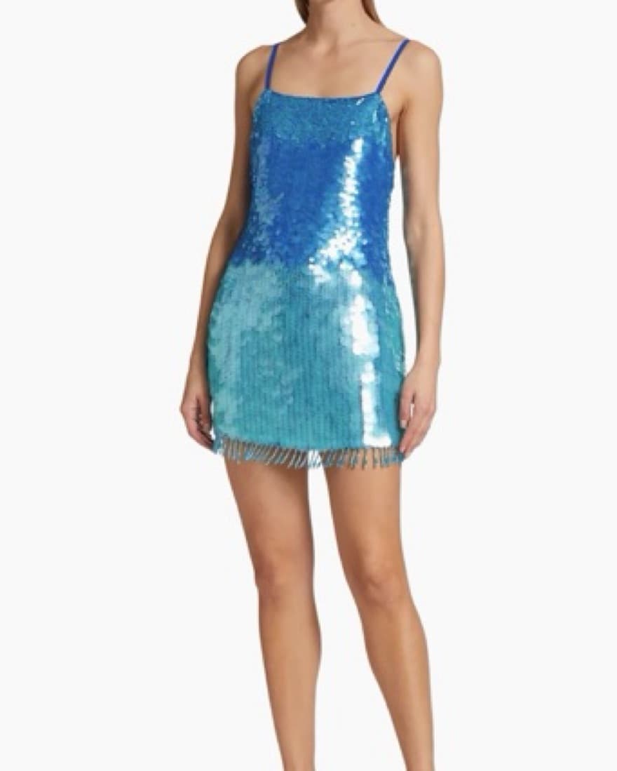 RONNY KOBO Sequin Mini Party Dress - Image 1
