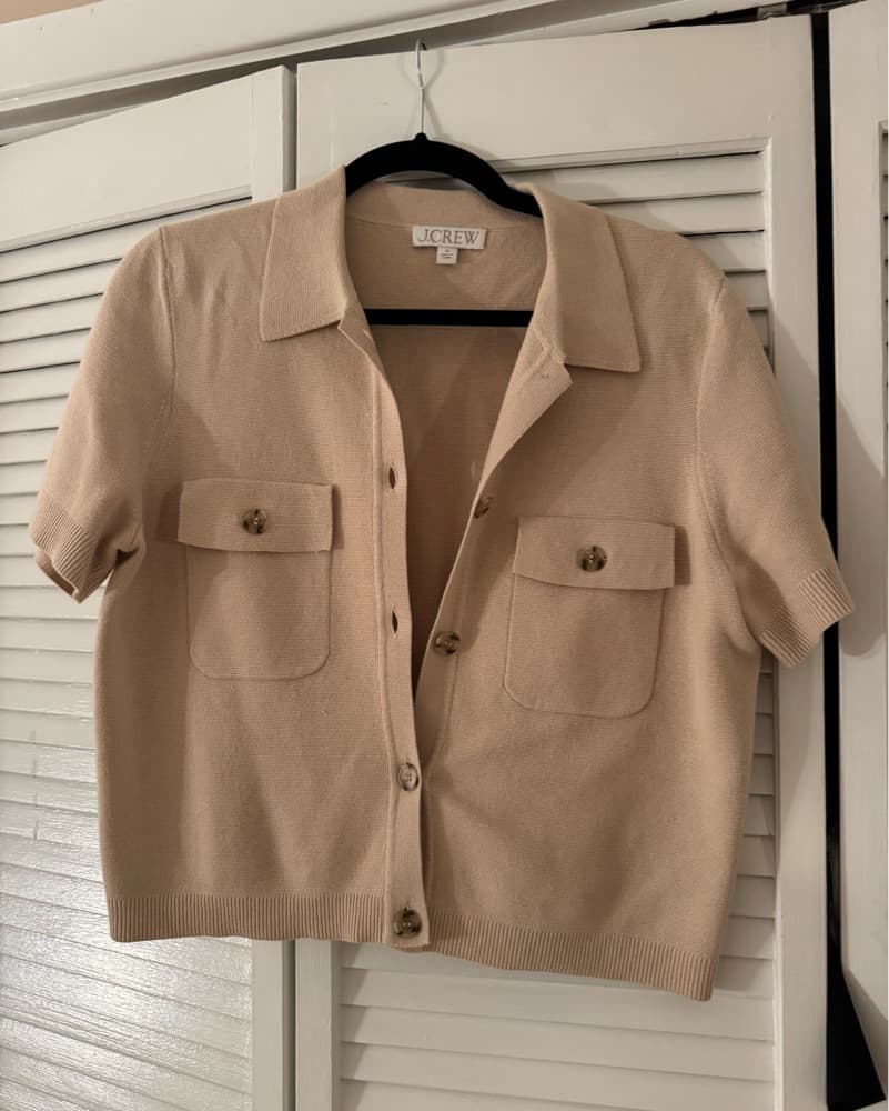 J Crew Beige Utility Shacket - Image 4