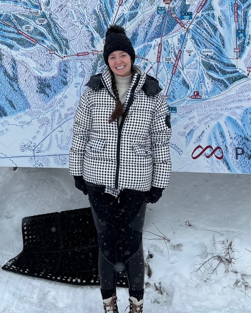 Pajar Houndstooth Puffer Jacket - Image 1