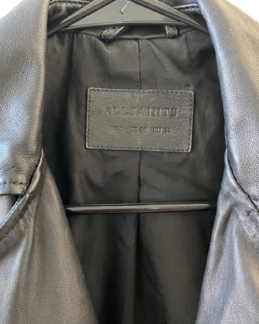 All Saints Balfern Moto Leather Jacket - Image 2