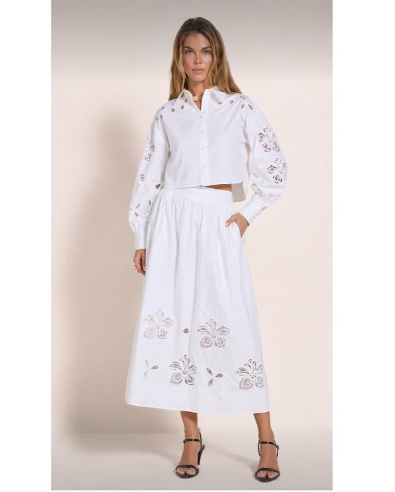  White Embelished Midi SET - Image 2