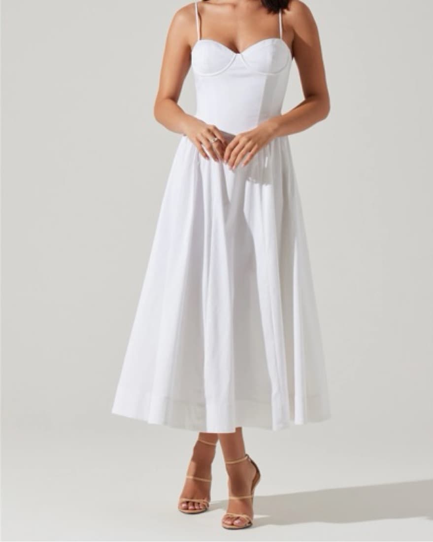  Bellamy Bustier Midi Dress - Image 1