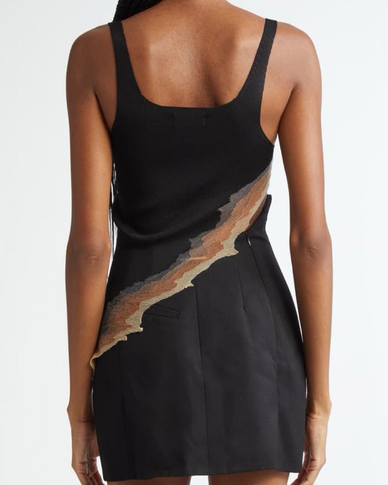 Grace Ling Black asymmetrical tank size  - Image 3