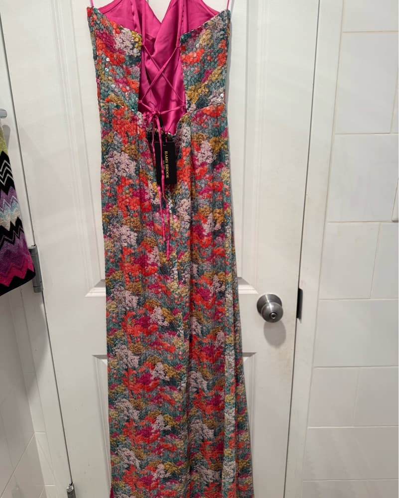 Ramy Brook Zendaya Sequined Floral Gown - Image 5