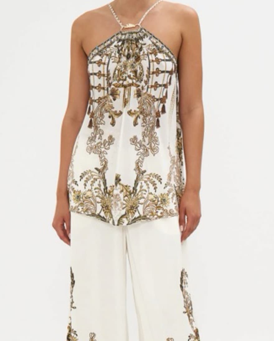 Camilla Road to Richesse halter top - Image 3
