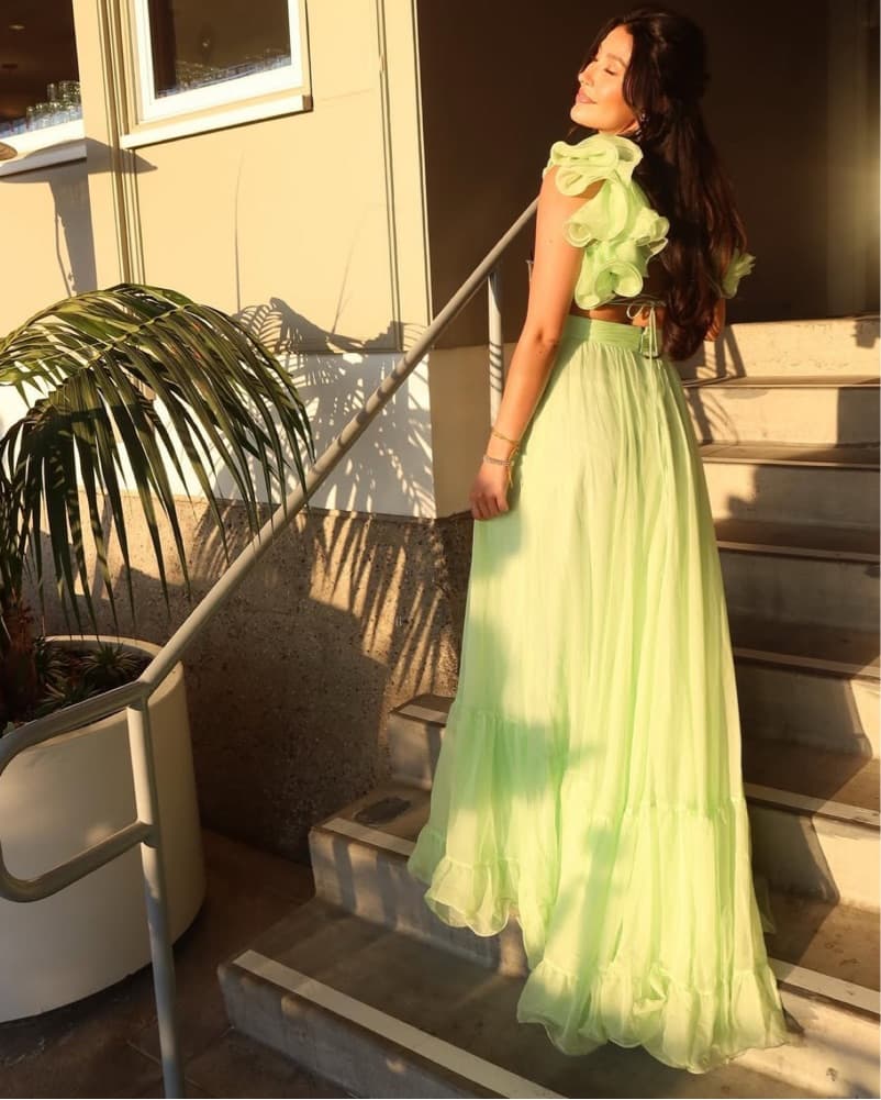 Green Mac Duggal Gown - Image 2
