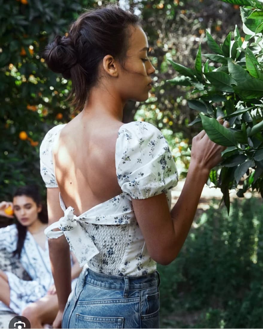 Reformation Casterly Top in Madeline - Image 1