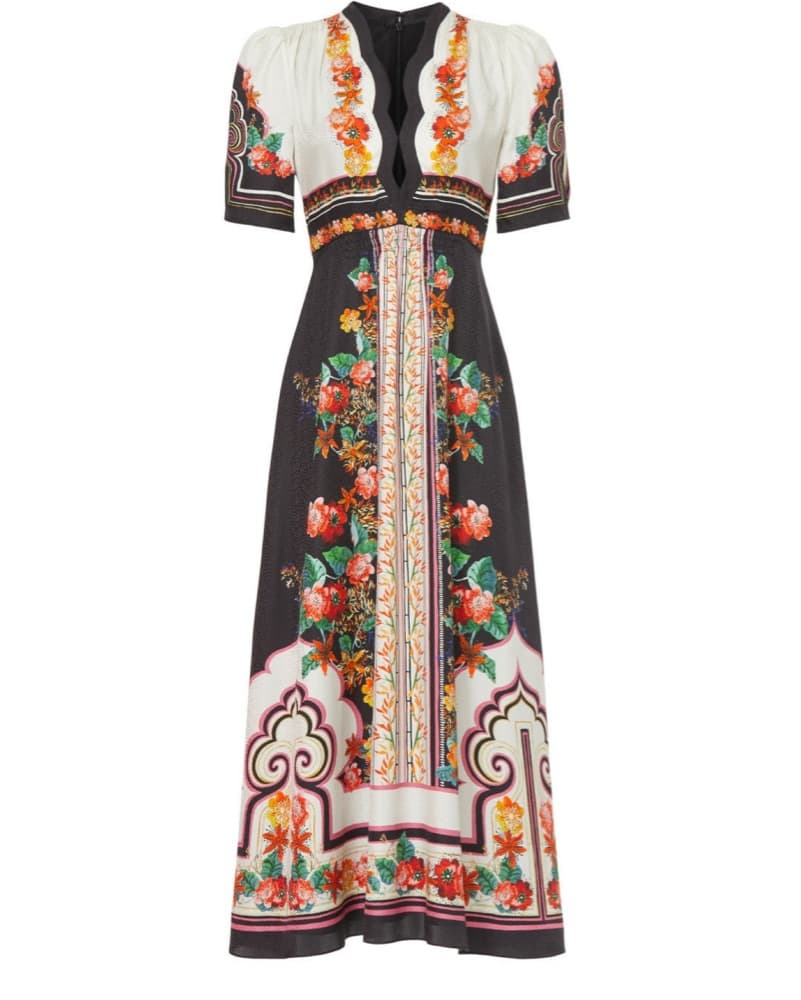 Saloni- Tabitha Silk Dress  - Image 4