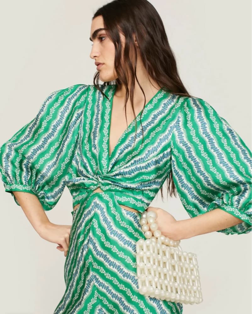 Sandro Green Dress - Image 3