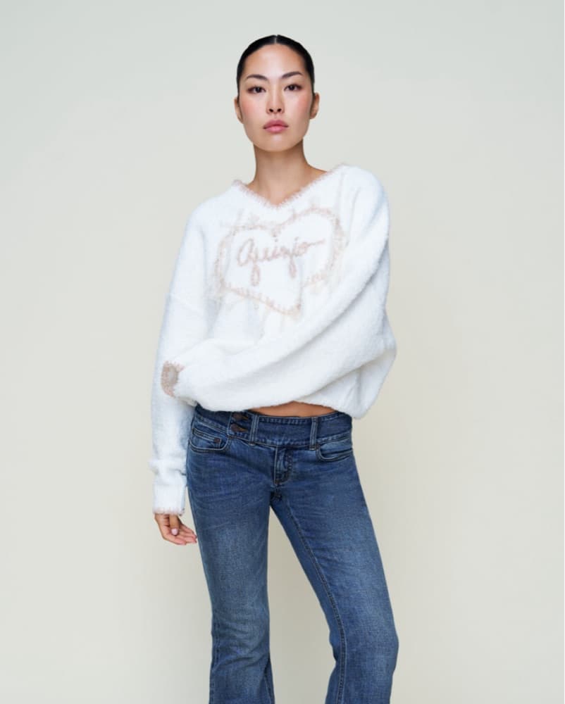 Danielle guizio heart wool sweater  - Image 1