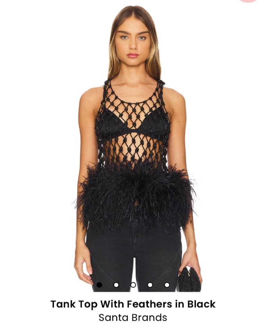Santa brands Tank Top With Feathers - Image 1