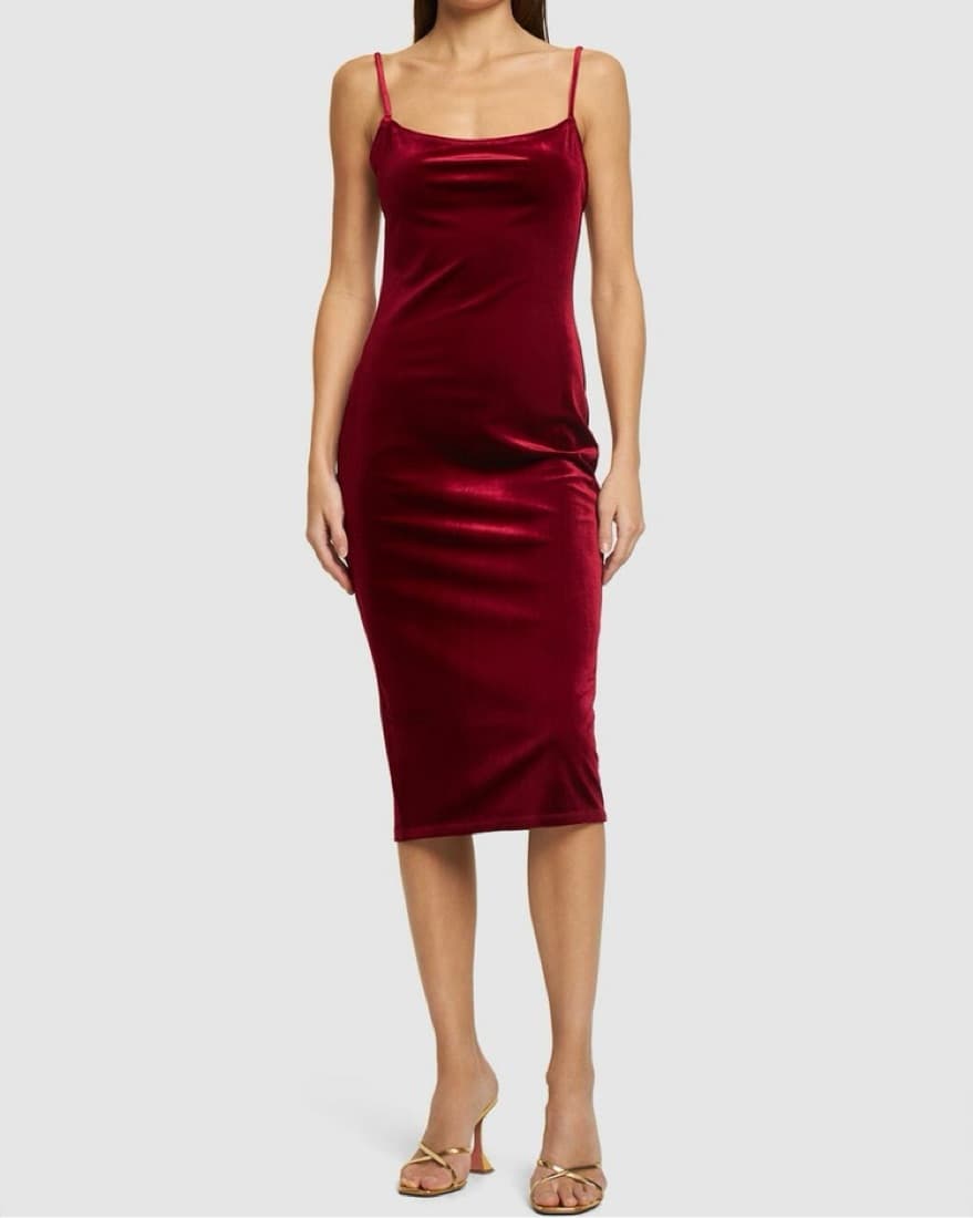 Reformation Velvet Dress - Image 2