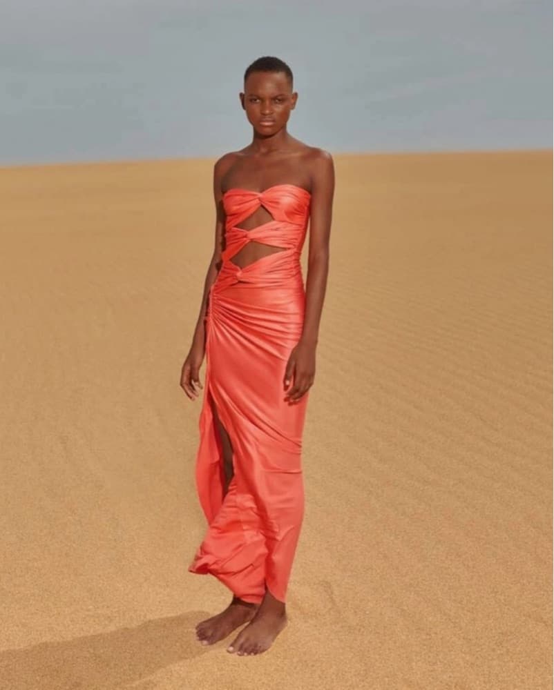 Baobab Vera Dress In Coral  - Image 2